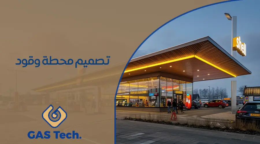 تصميم محطة وقود